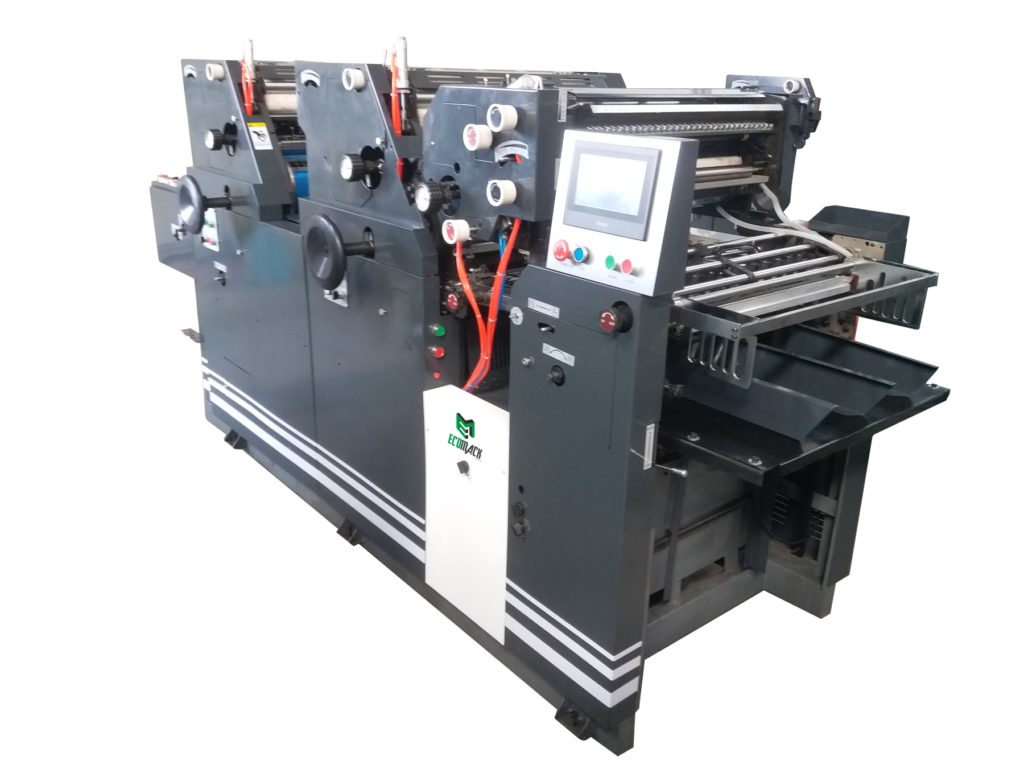 Three Color Satellite Model Non Woven Bag Printing Machine